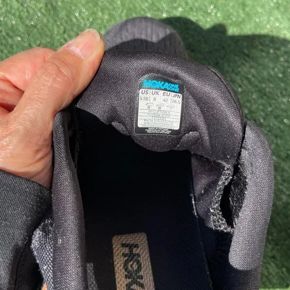 HOKA CLIFTON 8, Size 9.5 WOMEN'S SHOES CHARCOAL GRAY - Picture 6 of 9